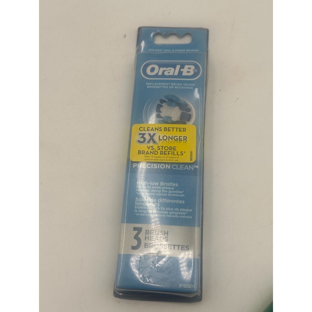 Oral-B Precision Clean  Replacement Electric Toothbrush Heads 3 Counts (3pack)